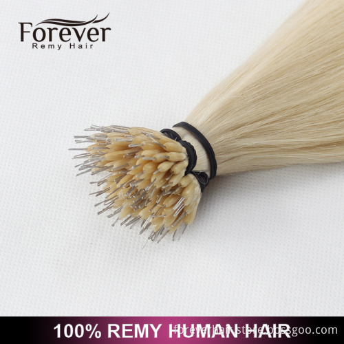 2016 new trendy professional christmas hair extension wholesale premium 100 human remy hair nano hair extensions